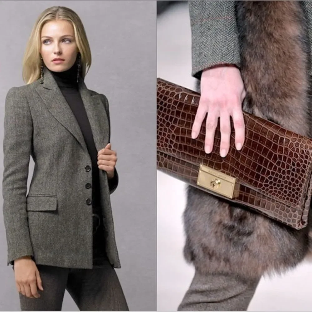 Ralph Lauren Collection * 2010 Sable Brown Lamb Shearling Gilet Silvie Vest - Picture 14 of 17
